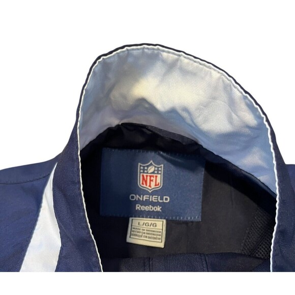 Reebok Dallas Cowboys Official NFL OnField Coach Team Player Jacket Size Large - Picture 4 of 12